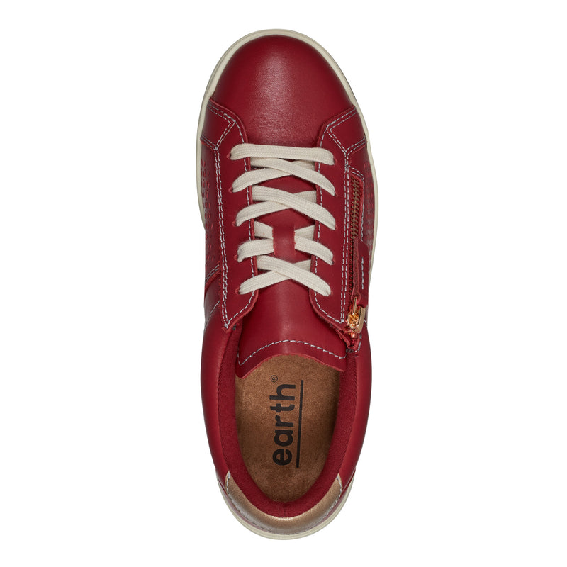 Netta Round Toe Casual Lace-up Sneakers