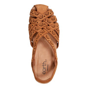 Briel Round Toe Casual Slingback Flat Sandals