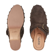 Gilly Heeled Suede Clogs