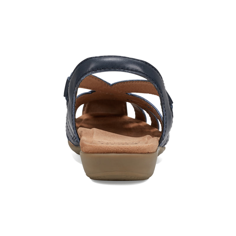 Berri Woven Casual Round Toe Slip-on Sandals