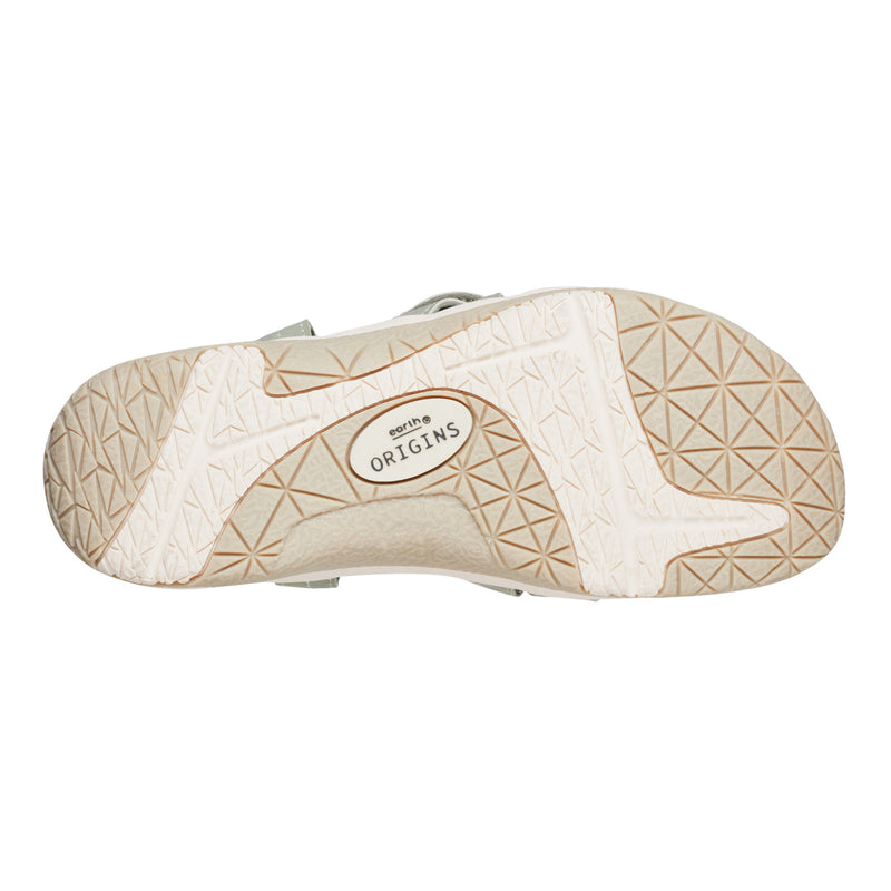 Samsin Round Toe Strappy Casual Flat Sandals