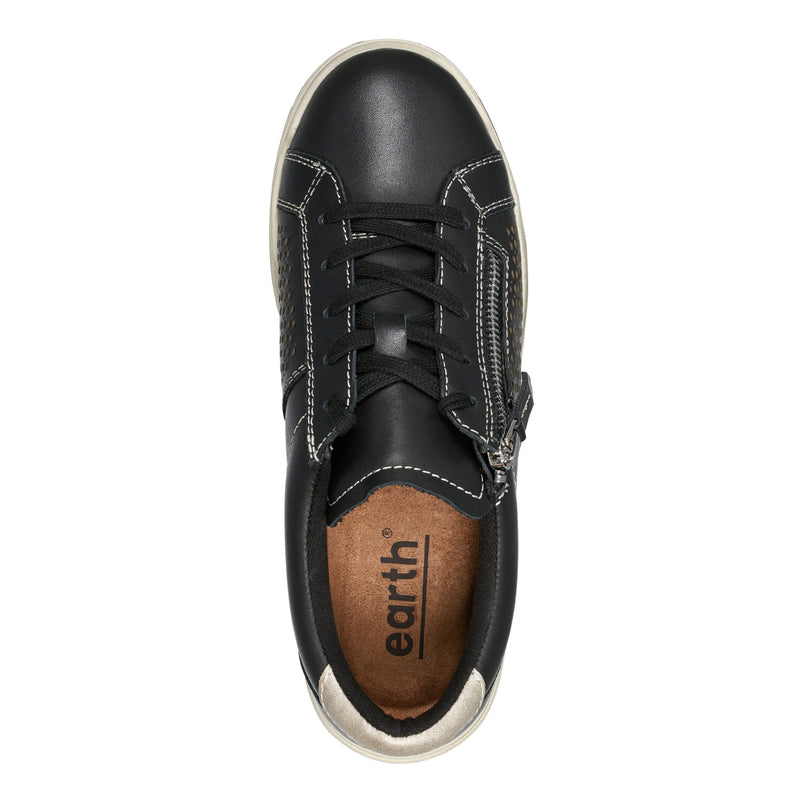 Netta Round Toe Casual Lace-up Sneakers