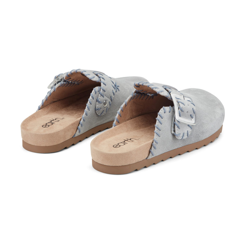 Gena Round Toe Slip-on Flat Casual Clogs