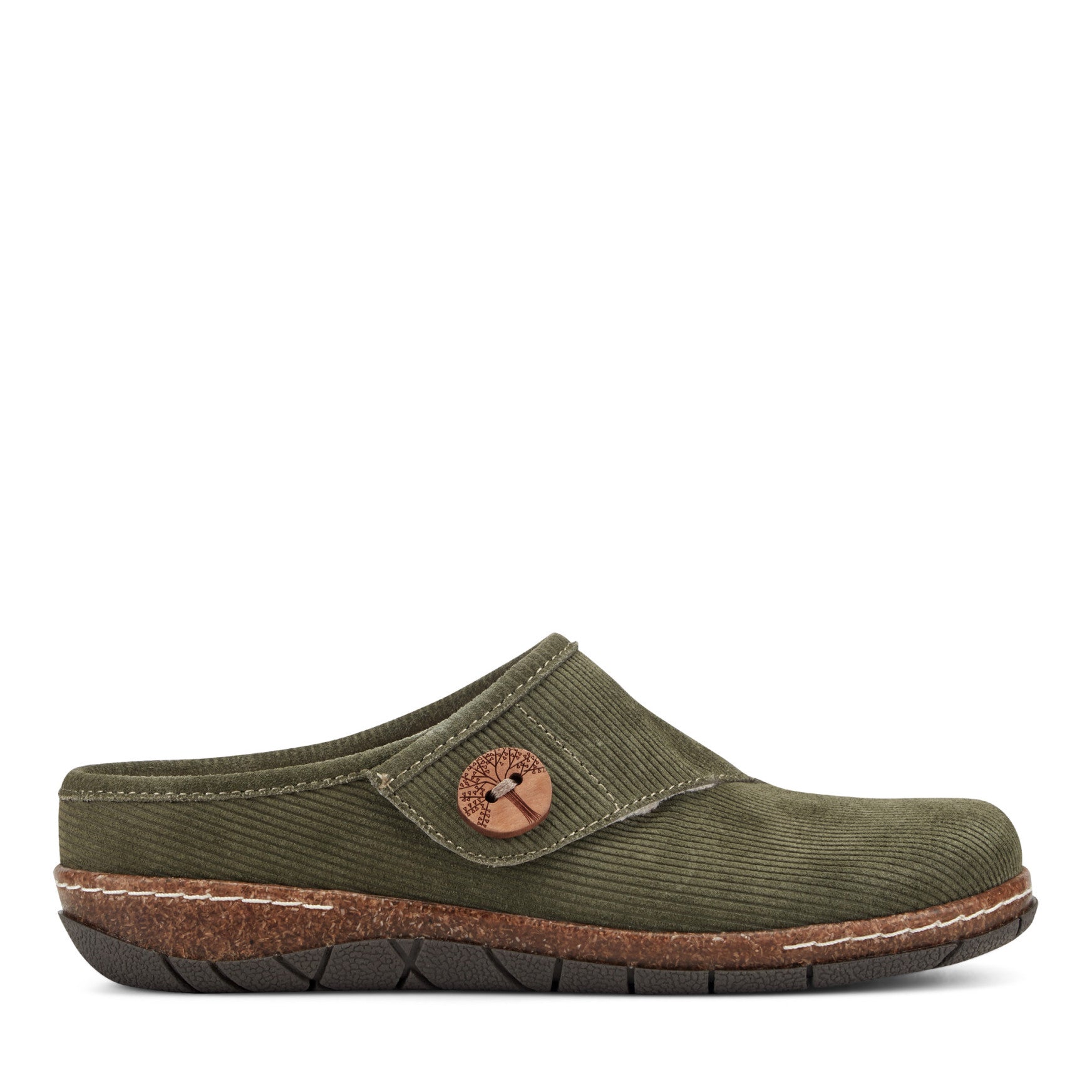 Ezra Round Toe Casual Slip-on Flat Clogs