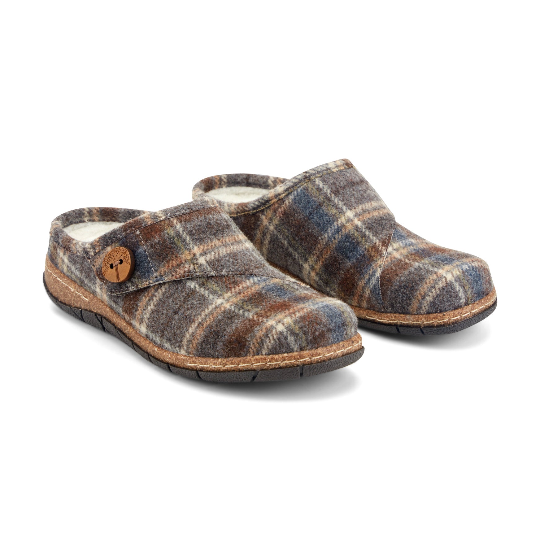 Ezra Round Toe Casual Slip-on Flat Clogs