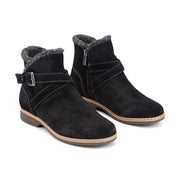 Hutton Water Repellent Suede Booties