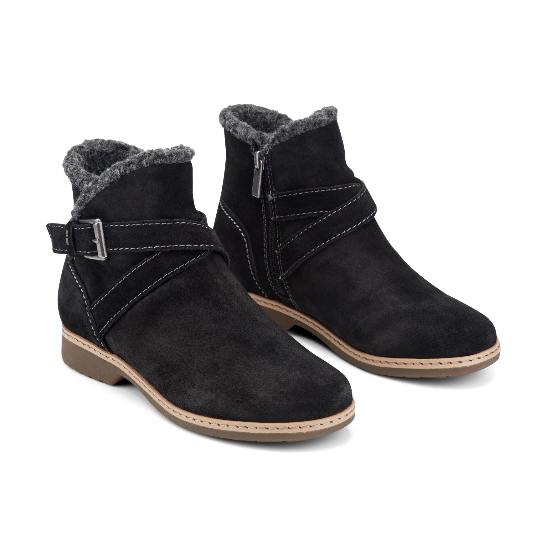 Hutton Water Repellent Suede Booties