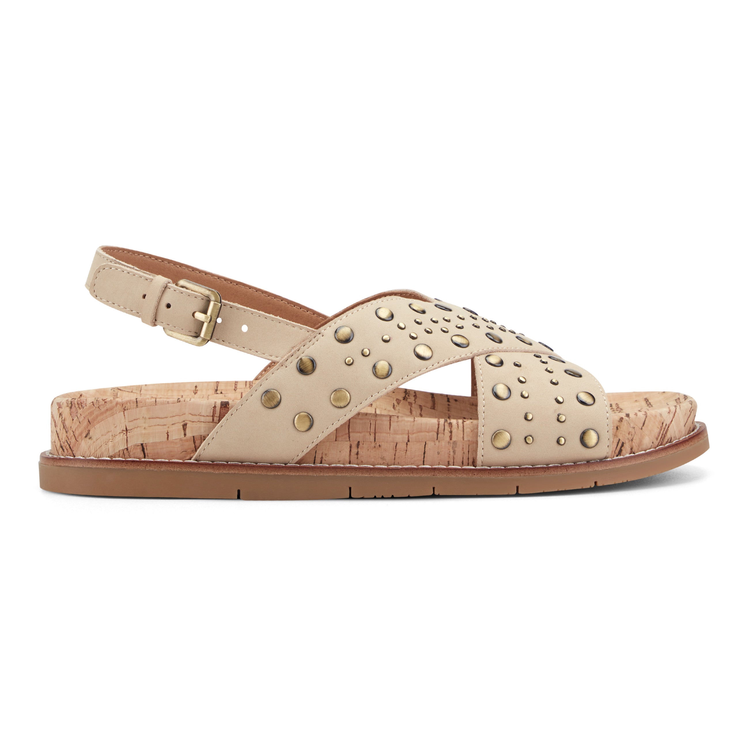 Ferdie Studded Leather Sandals