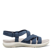 Samsin Round Toe Strappy Casual Flat Sandals