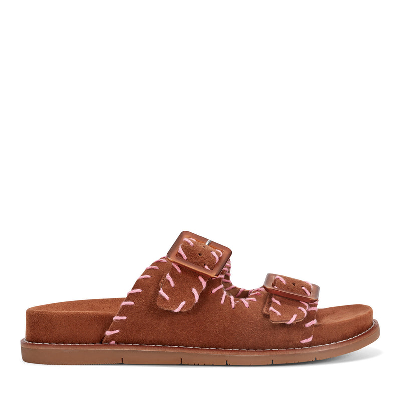 Fausto Round Toe Casual Flat Strappy Sandals