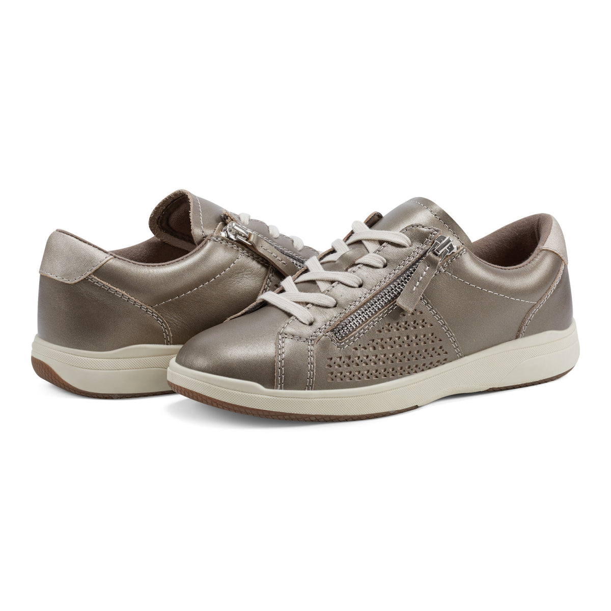 Women's Netta Round Toe Casual Lace-up Sneakers - Gold | earth® shoes