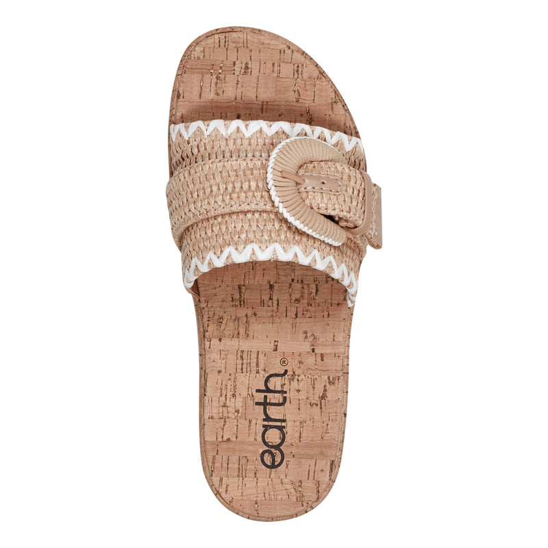 Samsy Casual Slip-on Wedge Platform Sandals