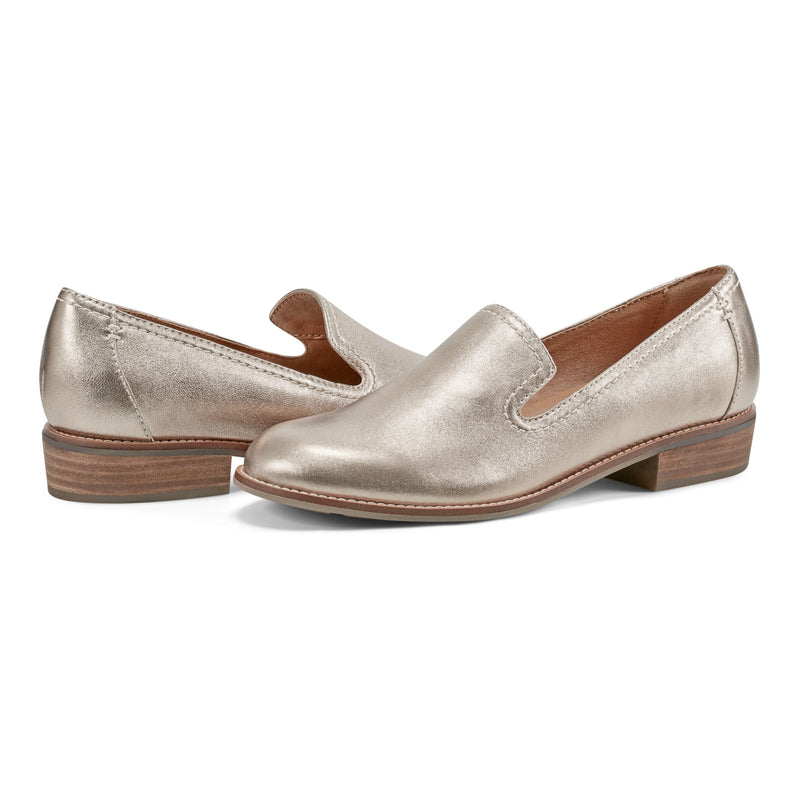 Edna Round Toe Casual Slip-on Flat Loafers