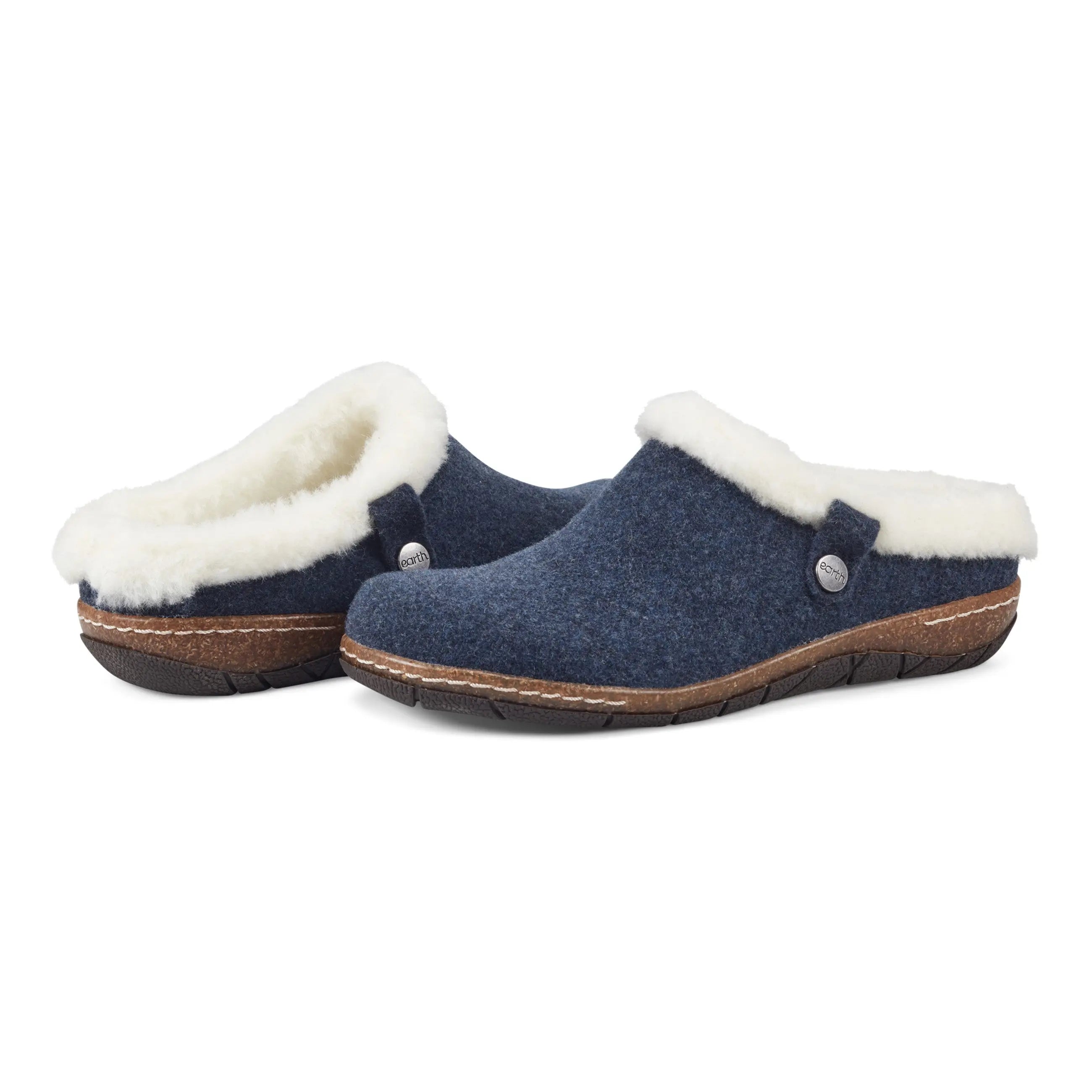 Elena Cold Weather Round Toe Casual Slip-on Clogs