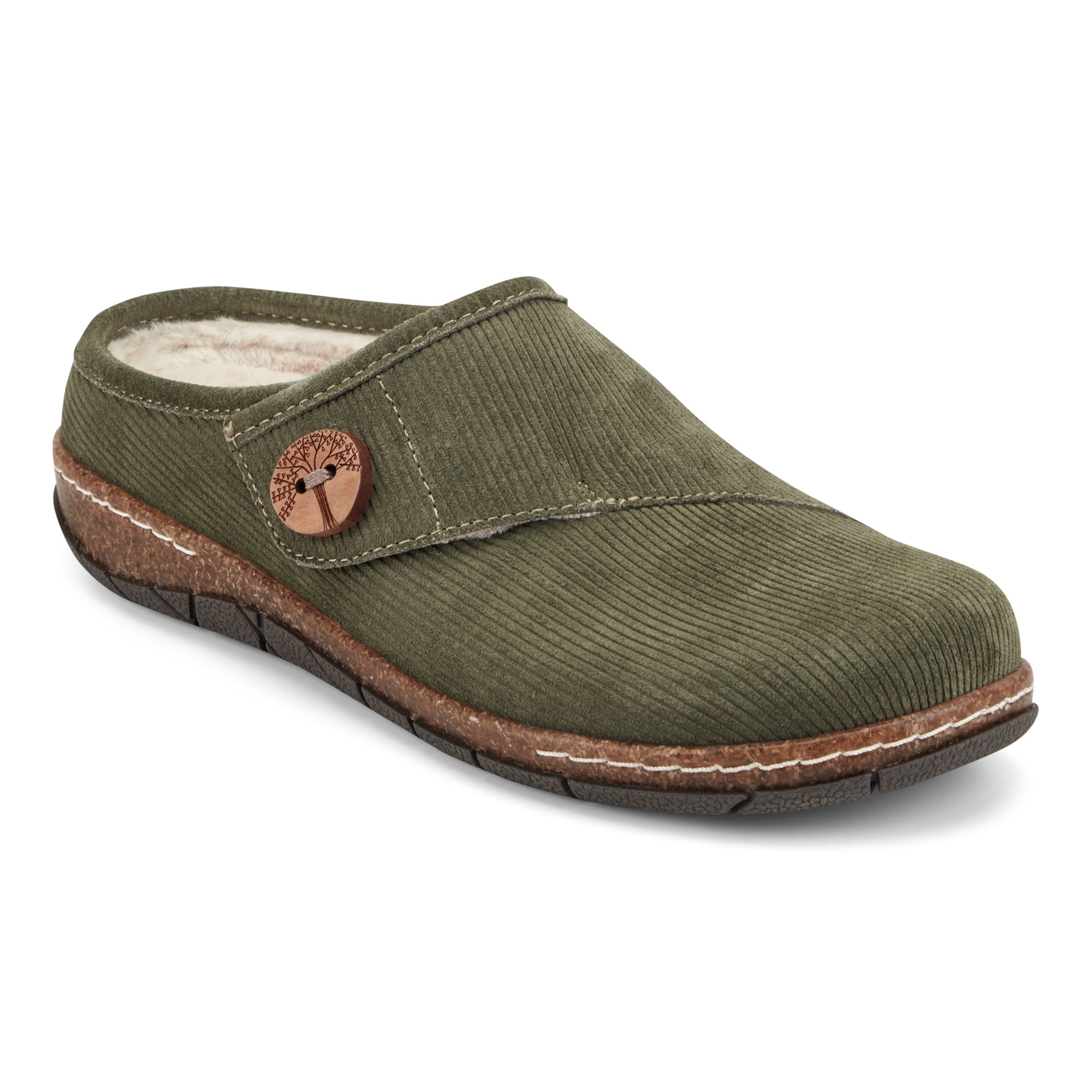 Ezra Round Toe Casual Slip-on Flat Clogs