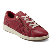 Netta Round Toe Casual Lace-up Sneakers