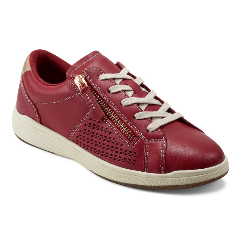 Netta Round Toe Casual Lace-up Sneakers