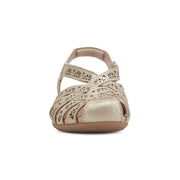 Briel Round Toe Casual Slingback Flat Sandals