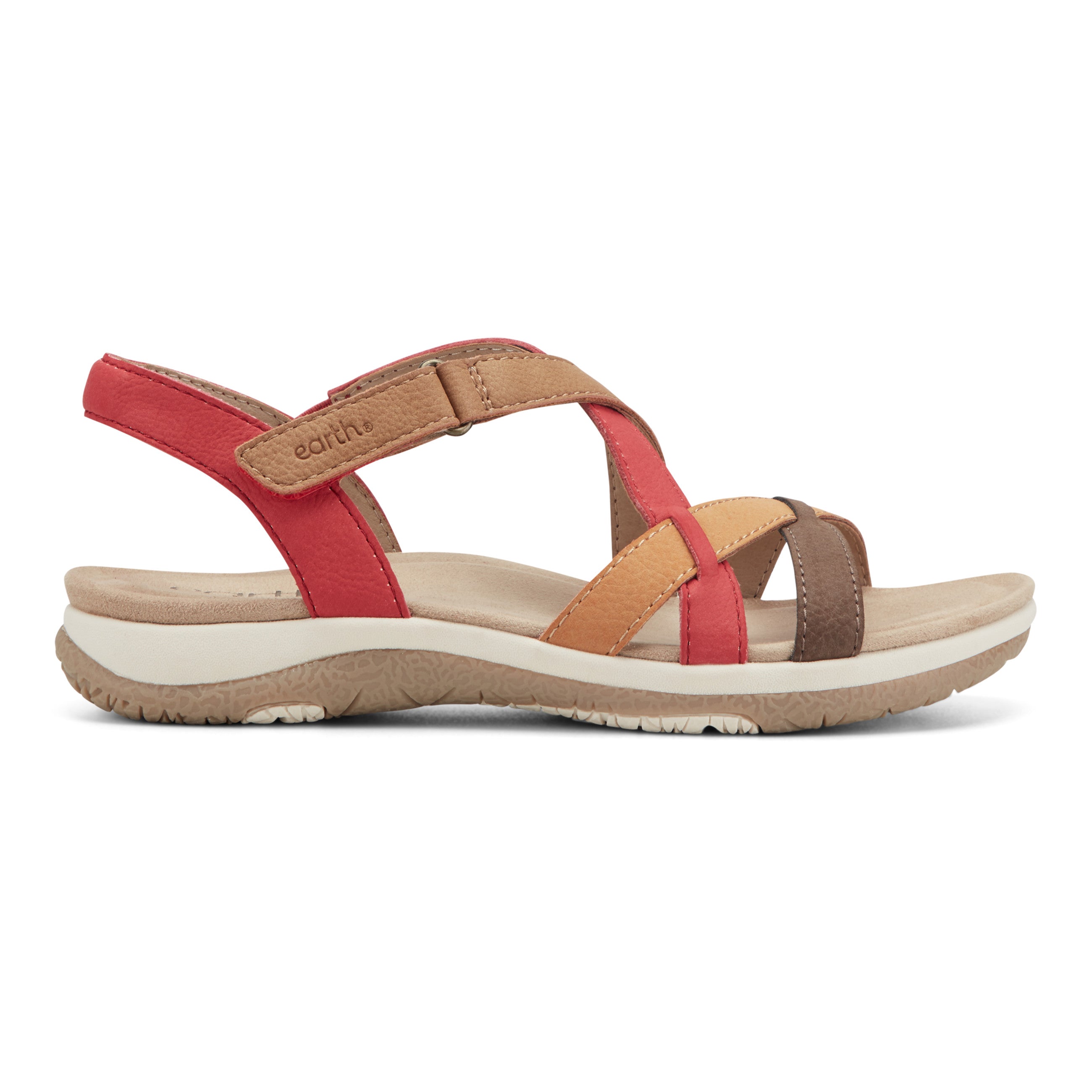 Sterling Casual Strappy Round Toe Flat Sandals