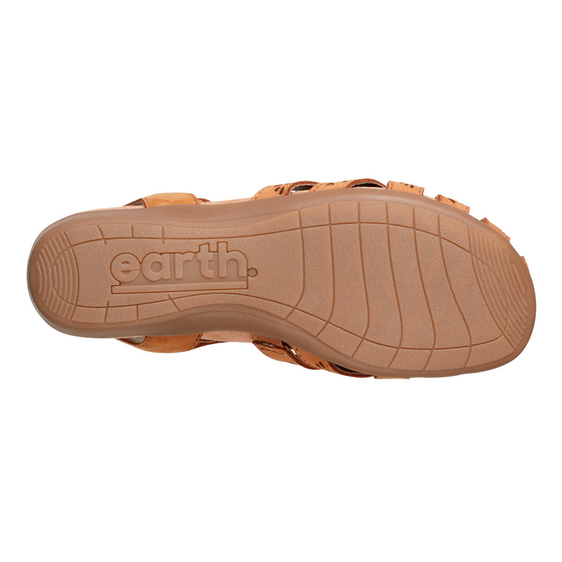 Briel Round Toe Casual Slingback Flat Sandals