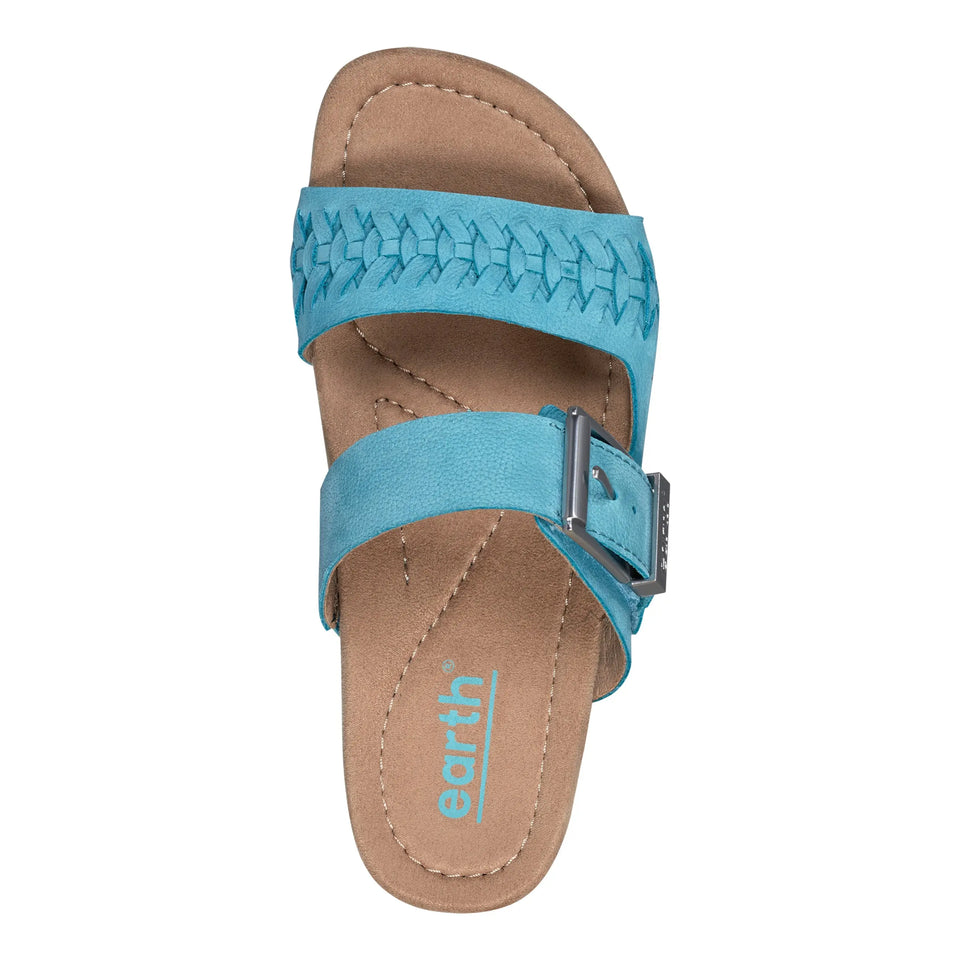 earth® Emani Round Toe Casual Flat Slip-on Sandals – earth® shoes