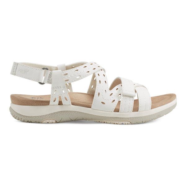 Sass Round Toe Strappy Casual Flat Sandals
