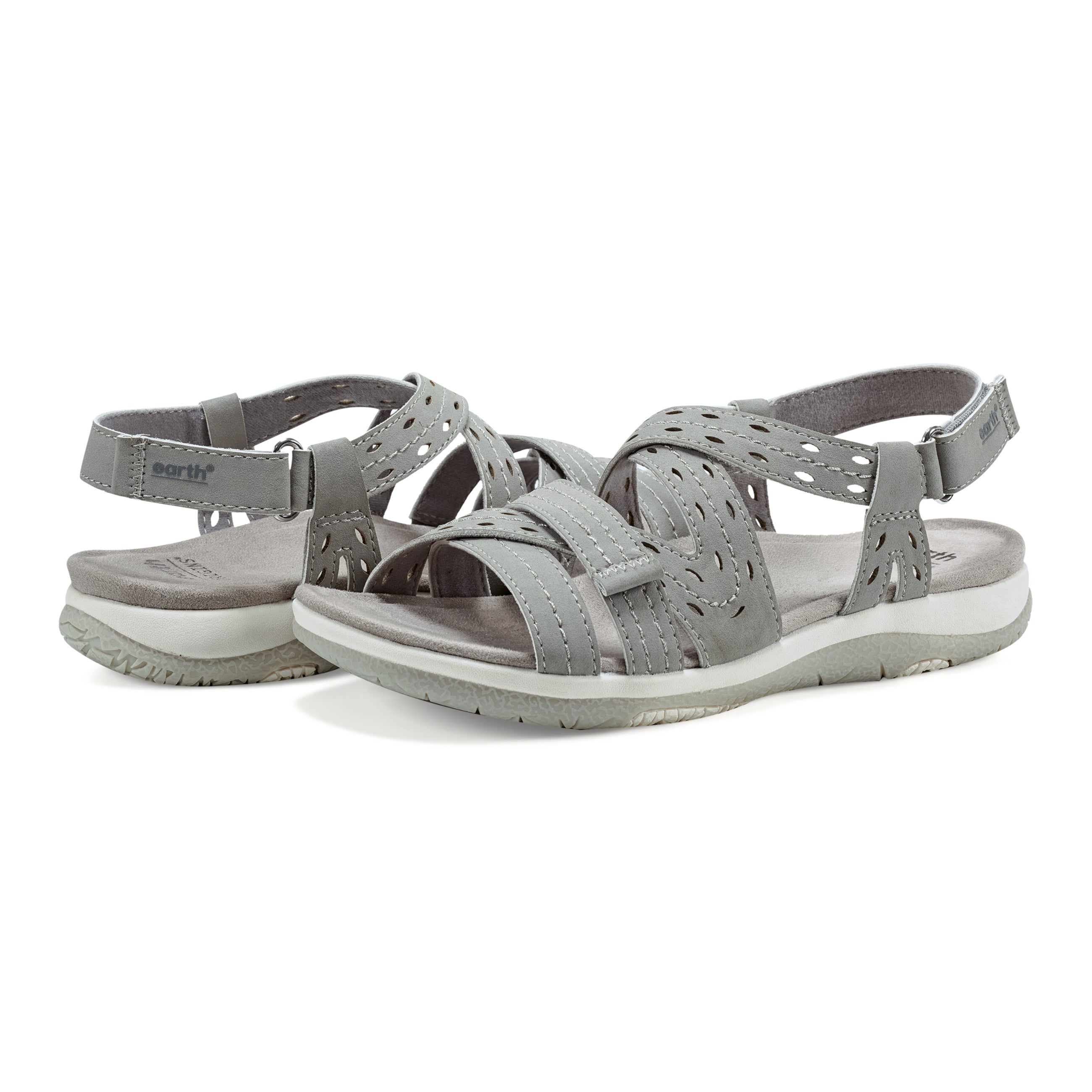 Buy IT'S YOUR TURN GREY FLAT SANDALS for Women Online in India